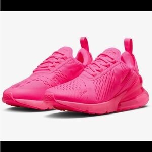 Nike Air Max 270 Triple Hyper Pink Bubblegum Women’s Sz 8 sneakers